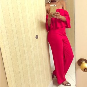Red Zara Jumpsuit